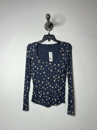 RW&CO Navy Floral LSleeve