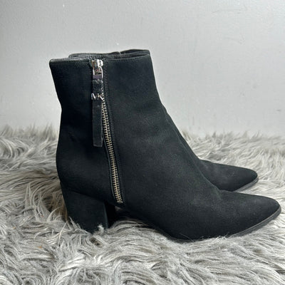 Micheal Kors Black Suede Boots
