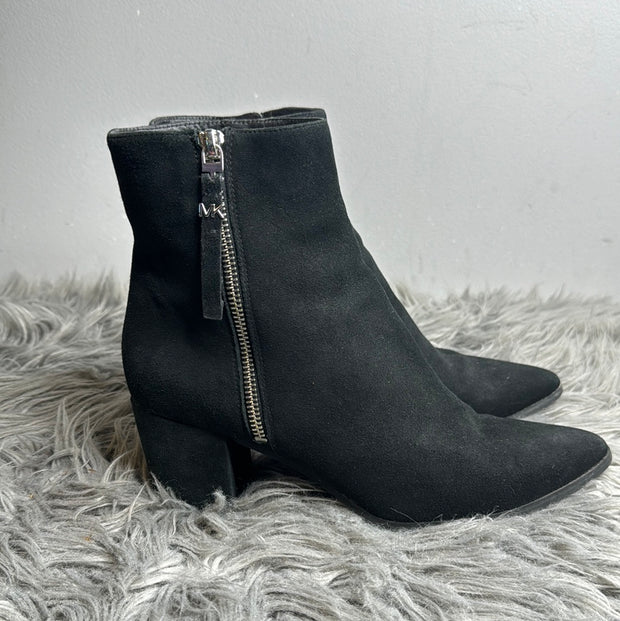 Micheal Kors Black Suede Boots