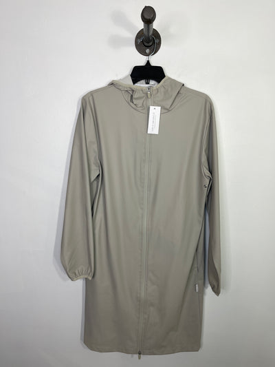 Rains Beige Long Rain Coat