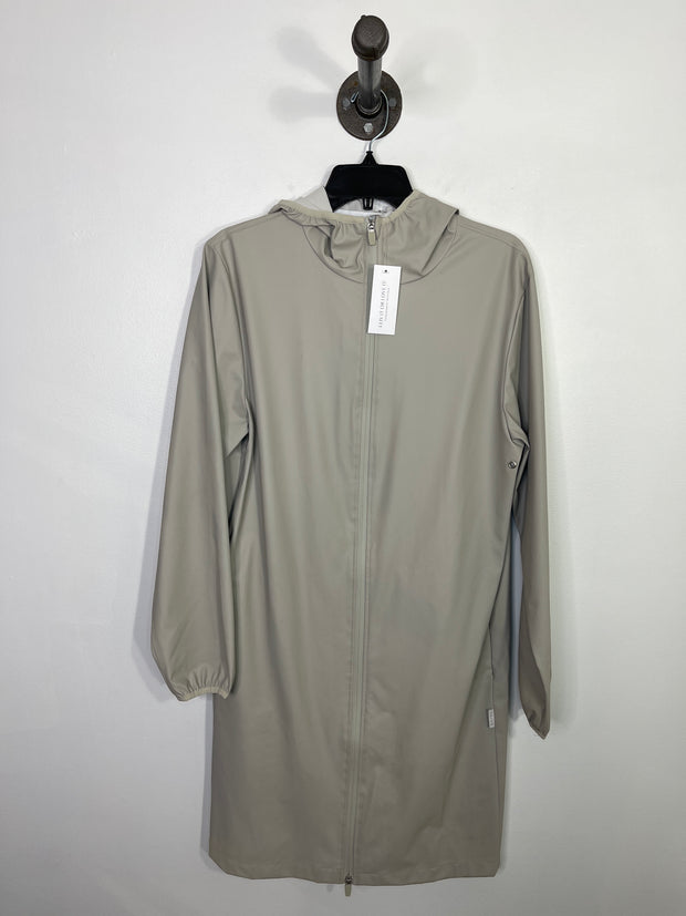 Rains Beige Long Rain Coat