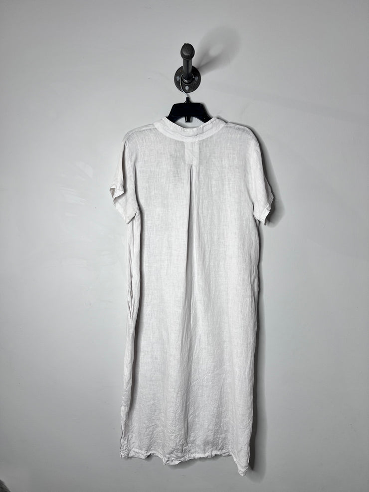 New C. Linen Button-Up Maxi