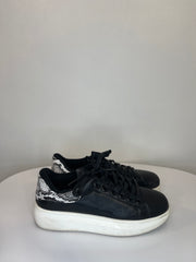 Seven 7 Black Leather Sneakers