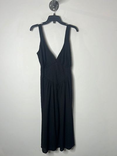 Marvell Lane Black Midi Dress