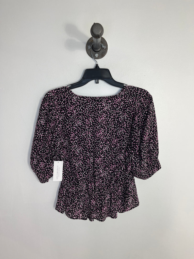 The Kooples Blk/Pnk Blouse