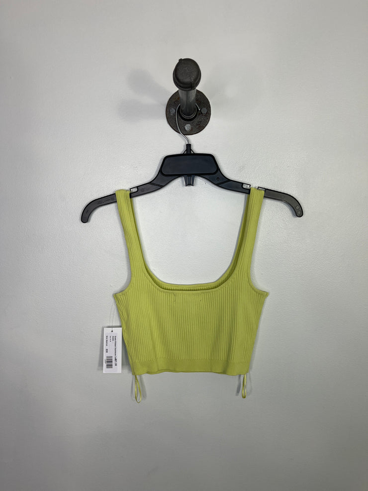 Guess Ribbed Chartreuse Tank