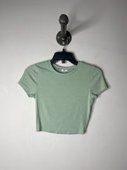 Garage Green Crop Top