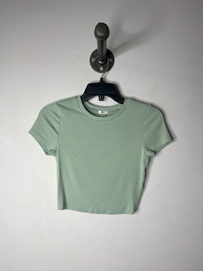 Garage Green Crop Top