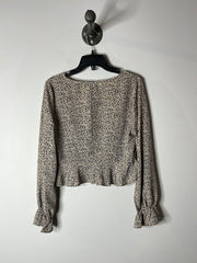 Ally Cheetah Lsv Blouse