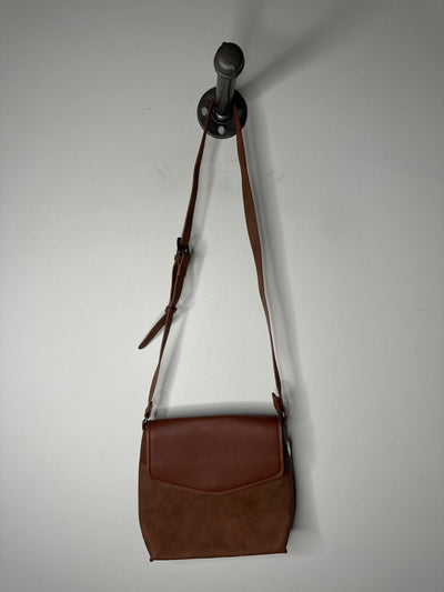 Colab Brown Fold Over Purse