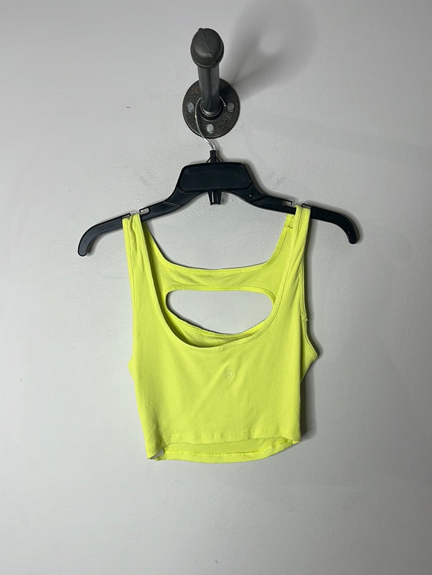 Lululemon Yellow Cut Out Tank