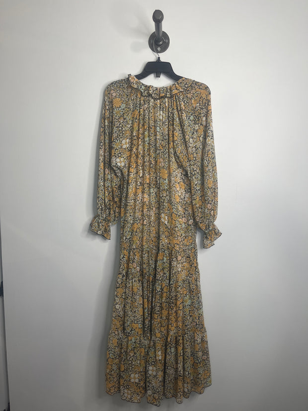 Vestido maxi bohemio floral P. Yel gratis