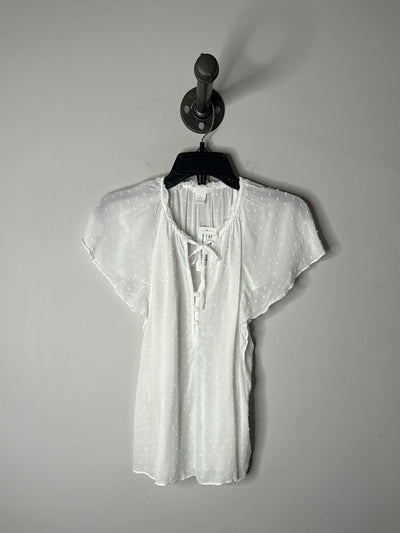 H&M White T-Shirt Blouse