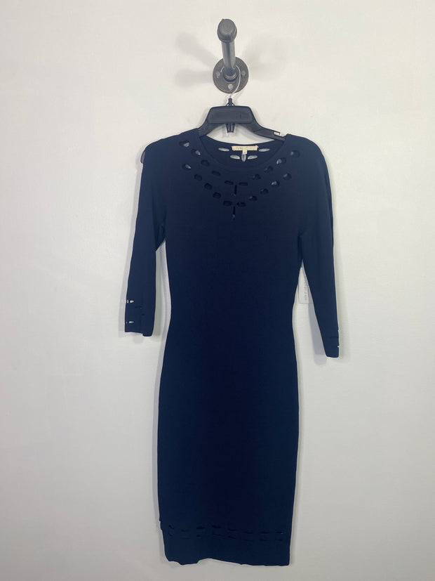 Maje Navy Midi Dress