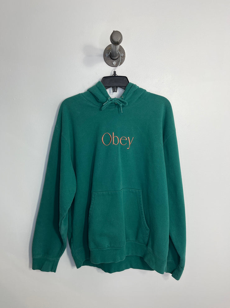 Obey Green Hoodie