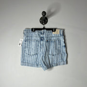 Denim&Co Stripe Jean Shorts