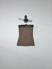 Babaton Brown Strapless Tank