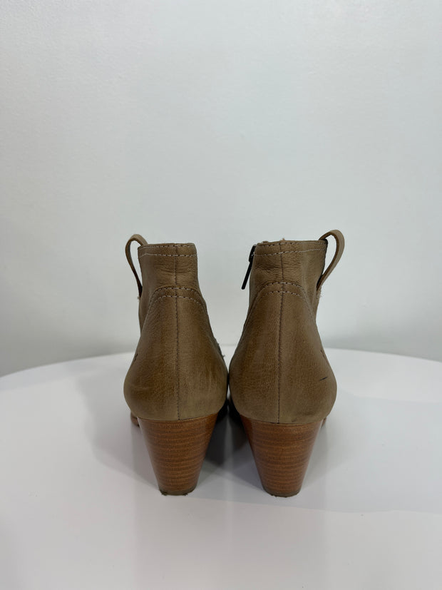 Frye Tan Ankle Boots