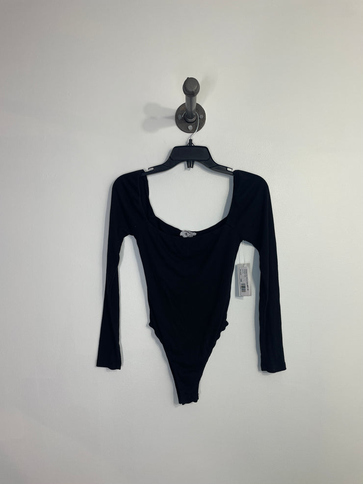 Princess Poly Blk Lsv Bodysuit