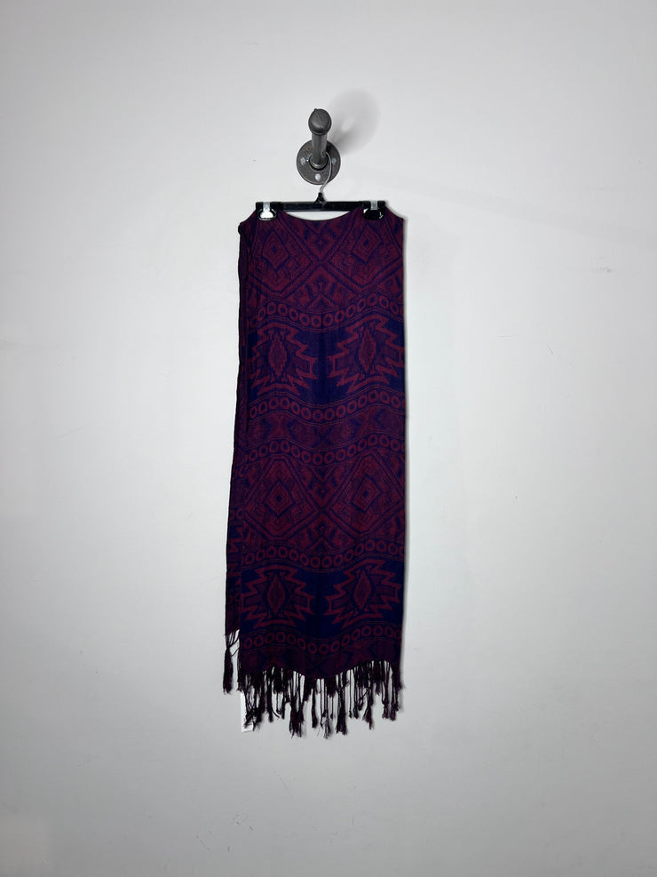 H&M Red/Navy Scarf