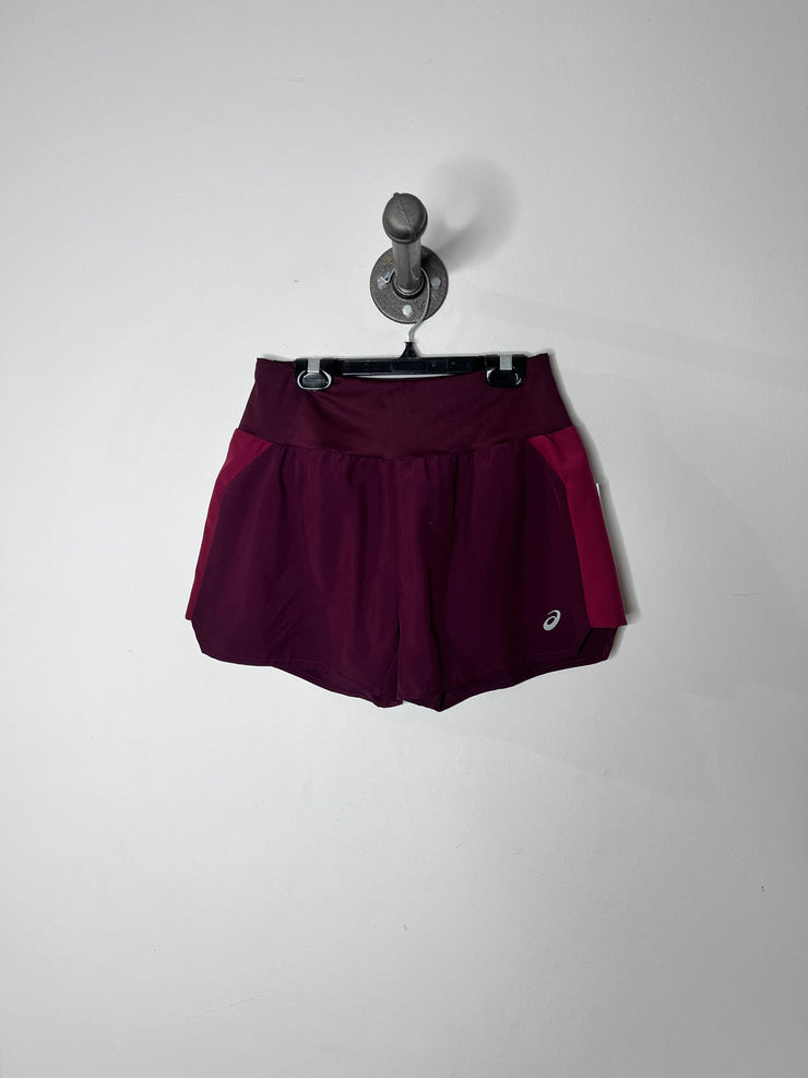 Asics Maroon Shorts