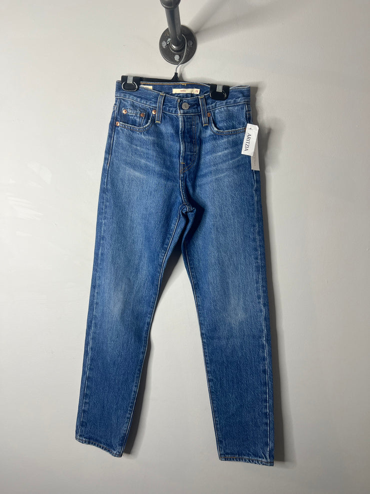 Levi's Dark Straight Jeans