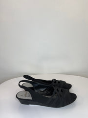 Impo Black Wedge Heels