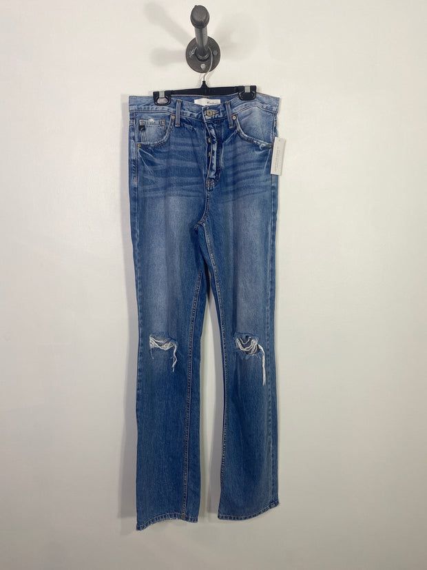 Kancan Ripped Straight Jeans