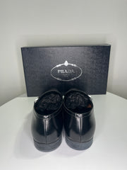 Prada Black Leather Loafers