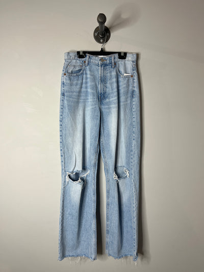 Zara Light Wash Baggy Jeans