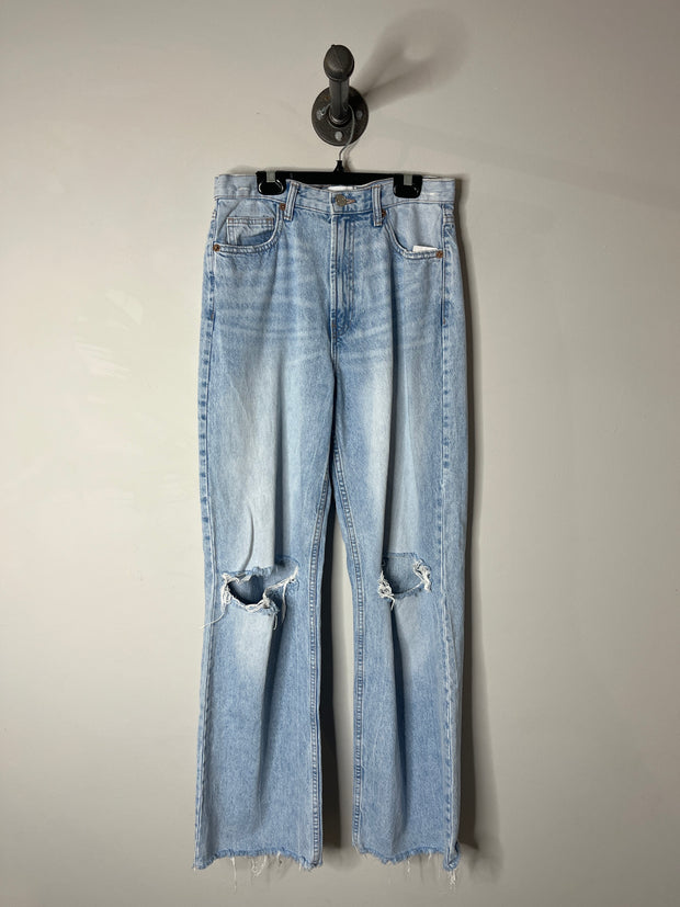 Zara Light Wash Baggy Jeans