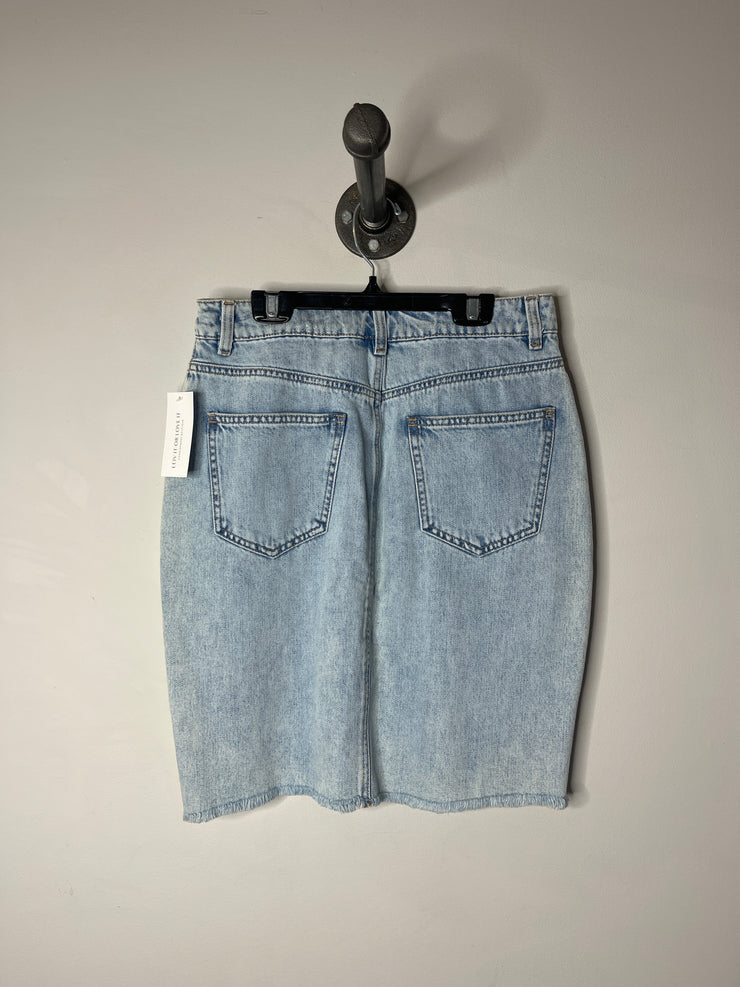 Dynamite Denim Button Skirt