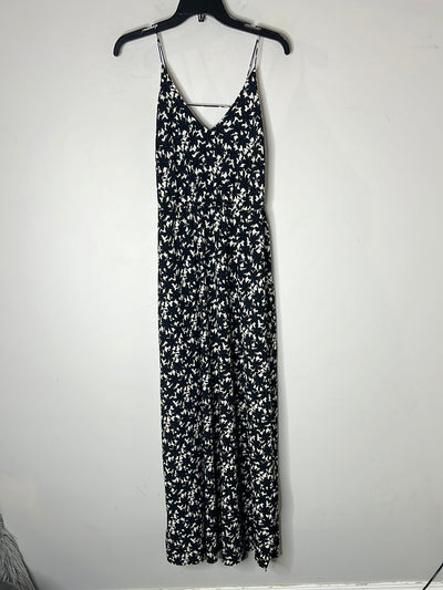 Loft Navy/Beige Maxi Dress