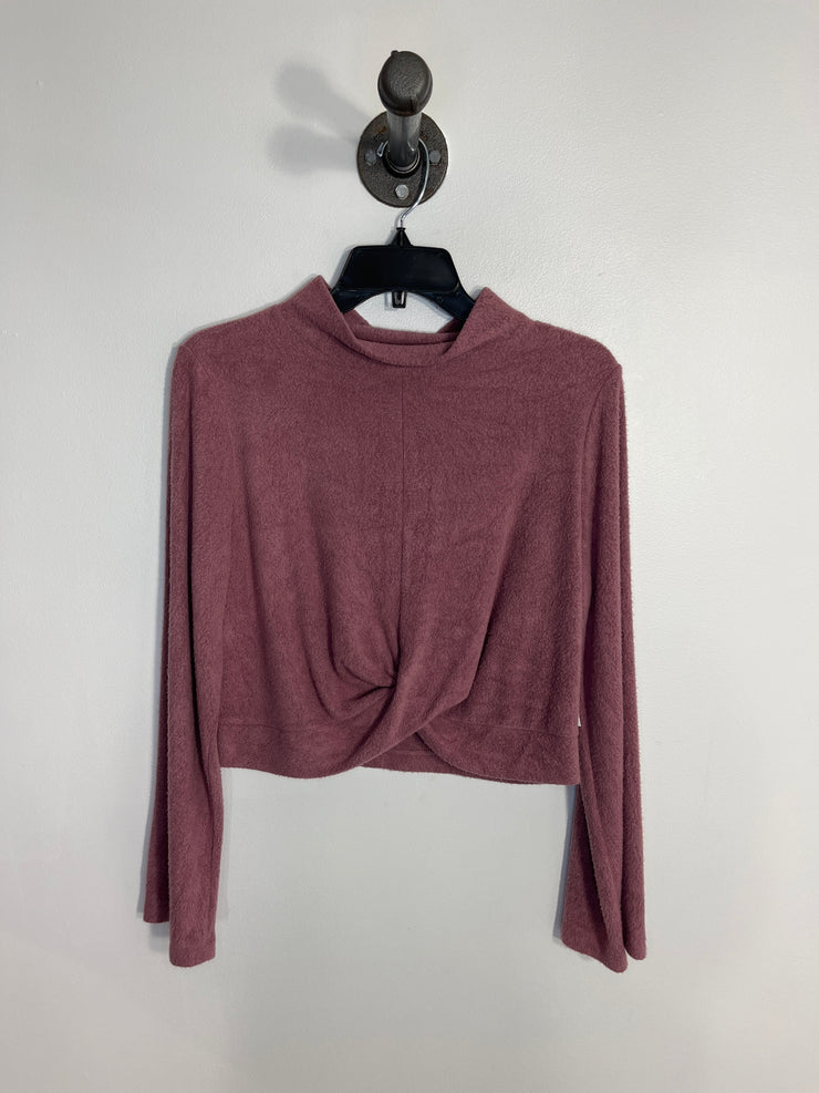 Joe Fresh Pink Fuzzy Lsv