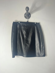 Danier Black Leather Skirt