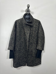 Espirit Black Button-Up Coat