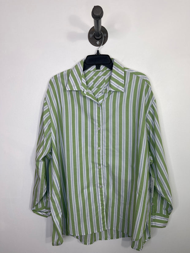 Aerie Green/White Striped Set