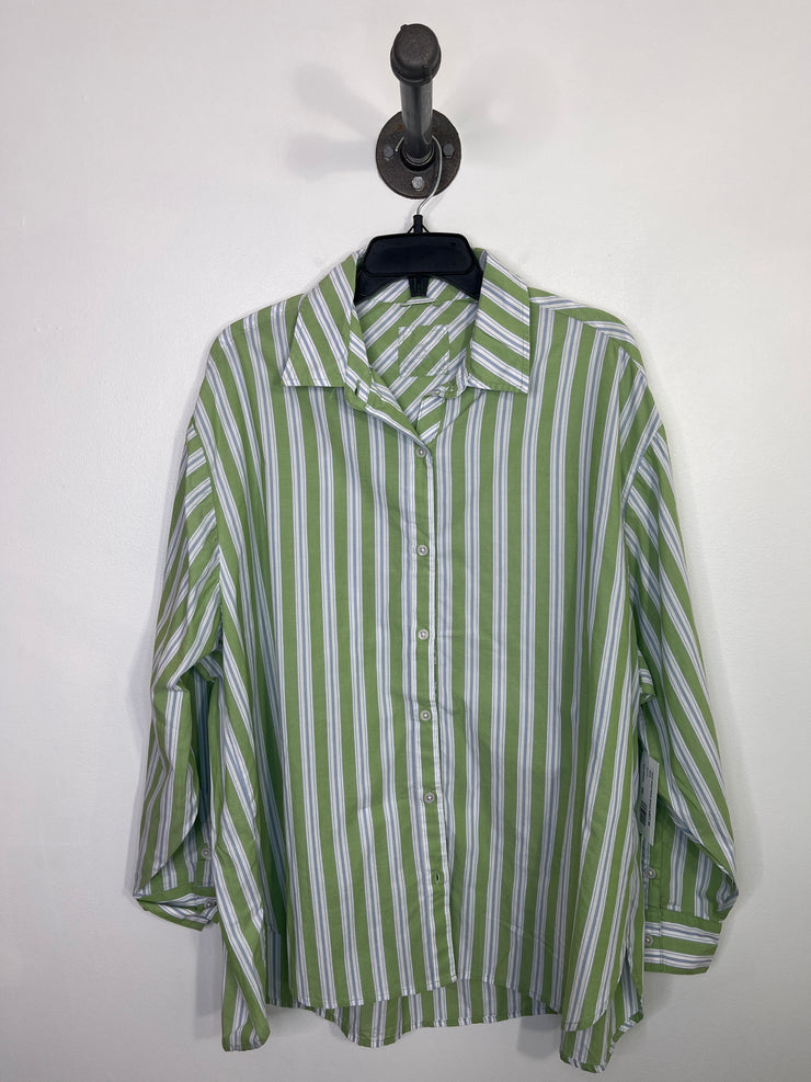 Aerie Green/White Striped Set