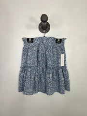 Zaful Blue/White Floral Skirt