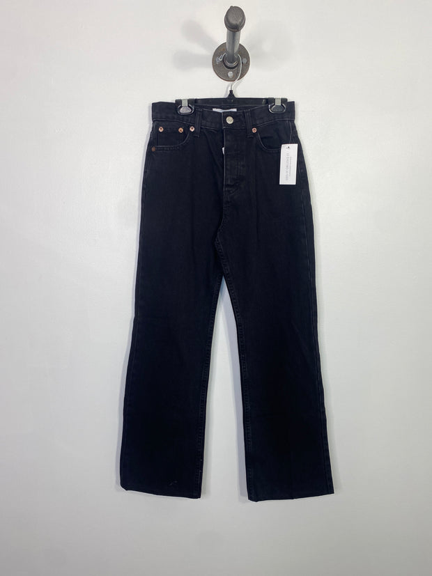 Zara Black Straight Jeans