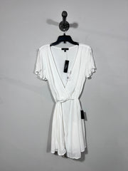 Lulu's White Wrap Dress