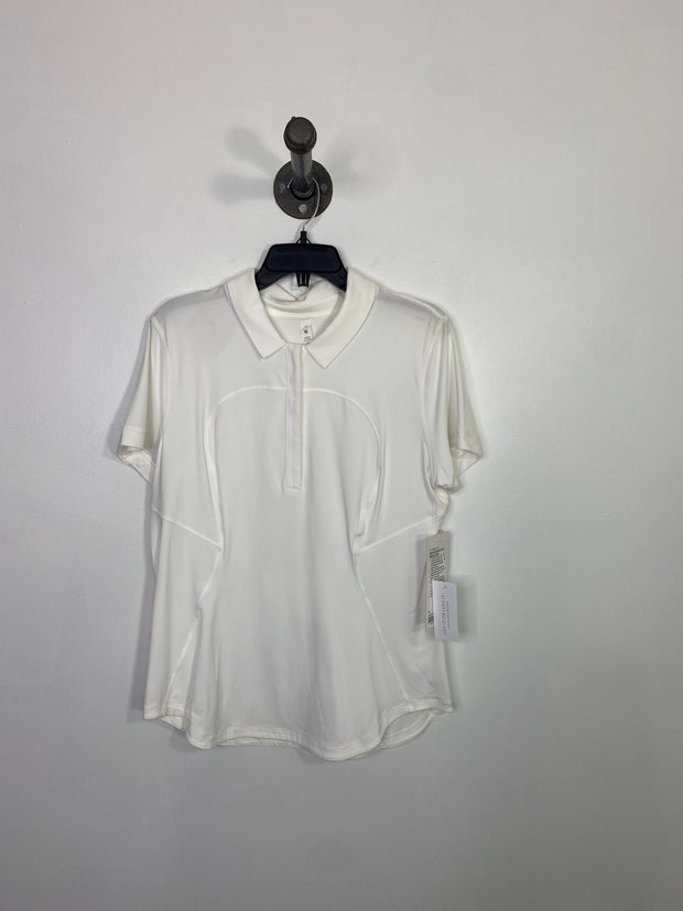 Lululemon White Polo T-Shirt