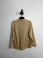 NVcard Tan Linen Blouse