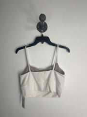 Top corto blanco de Lululemon