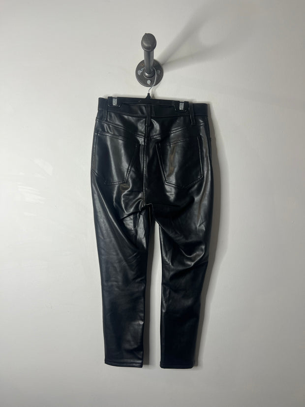 Abercrombie Blk Leather Pants