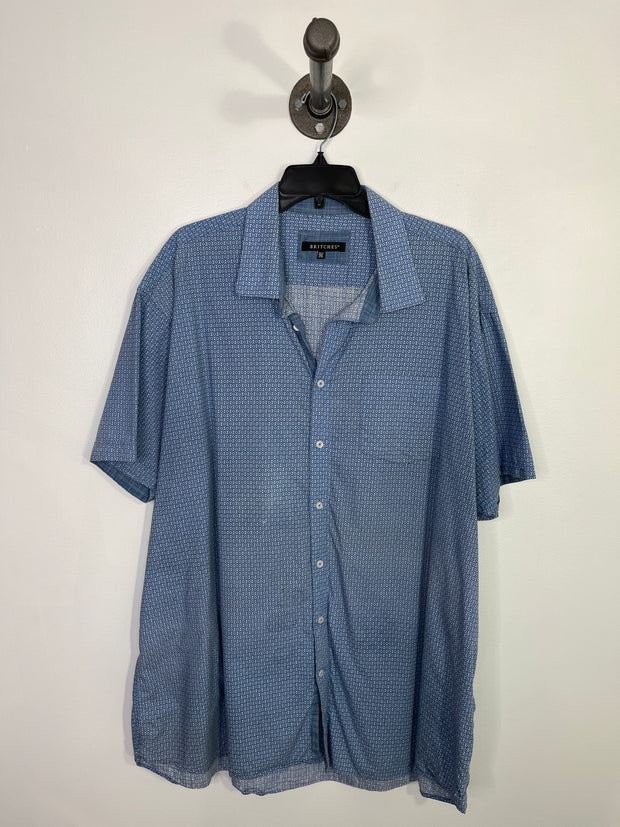 Britches Blu Button Up Tee