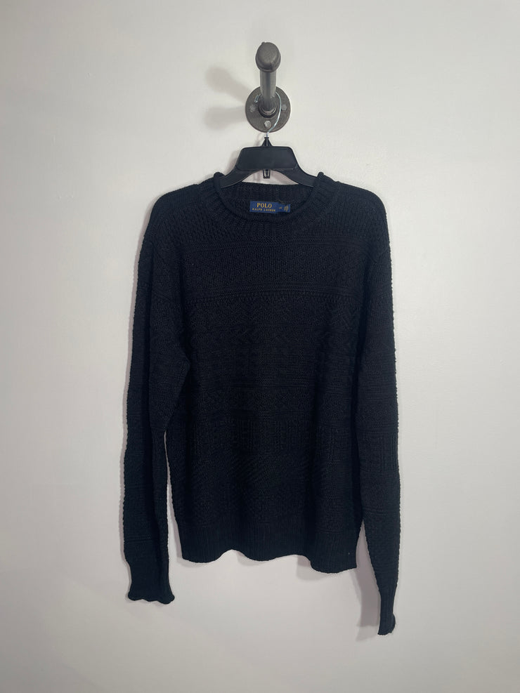 Pull en tricot noir Ralph L.