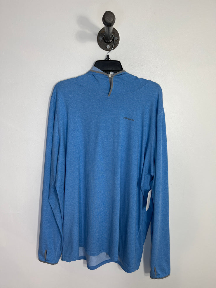 Patagonia Blue Athletic Hoodie
