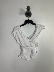 Abercrombie & F. Wht Wrap Top