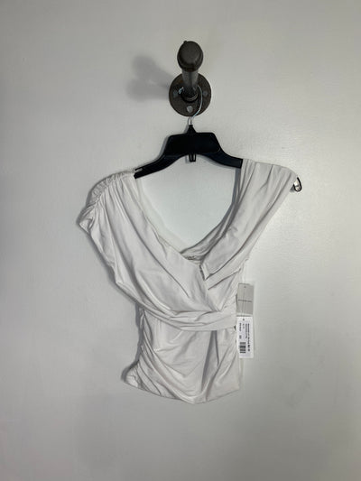 Abercrombie & F. Wht Wrap Top